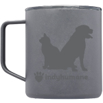Click here for more information about IndyHumane Cat Dog Thermal Mug with Lid (Graphite)