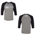 Click here for more information about IndyHumane Baseball 3/4 Shirt (Gray/Black)